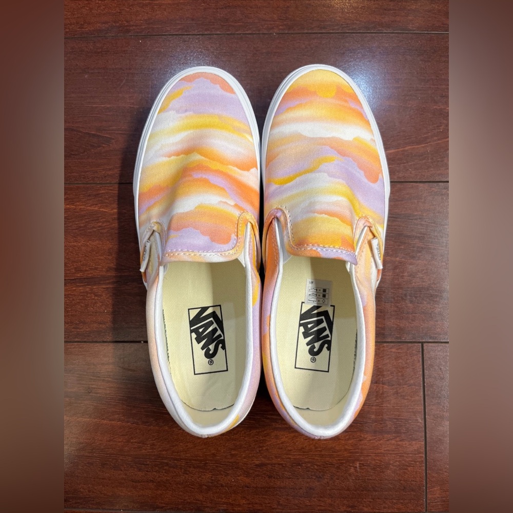 Womens 7.5 Vans Classic Slip On Festival Dream Sneaker Shoe Low Top New HALF BOX - Picture 3 of 16